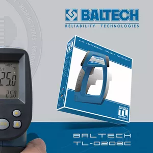 Измерение температуры,  пирометр инфракрасный,  BALTECH TL-0208C
