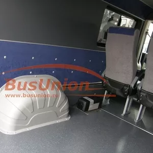 Защита колёсных арок в микроавтобус Фольксваген Крафтер серого 