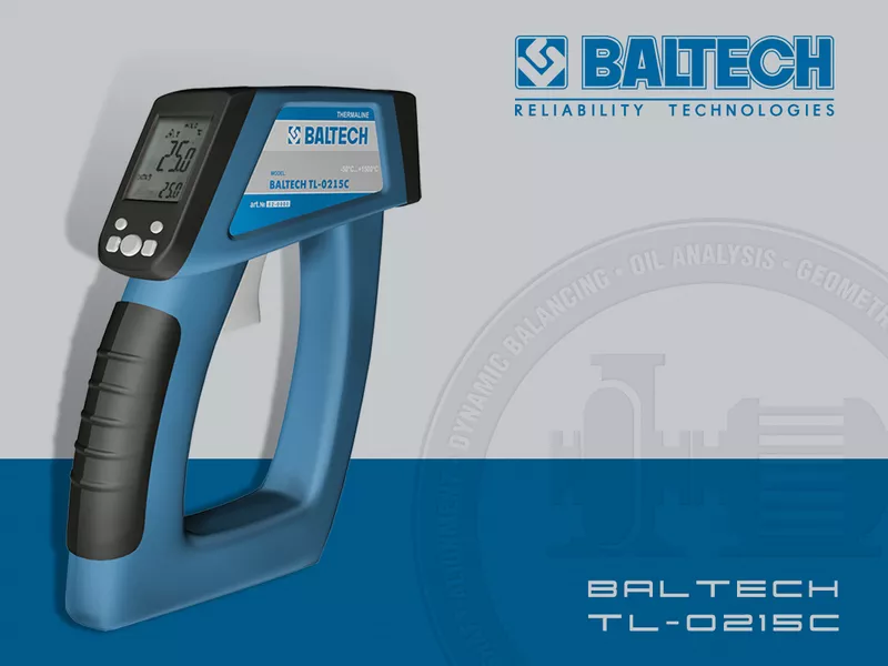 BALTECH TL-0215C,  проверка температуры,  пирометр 2