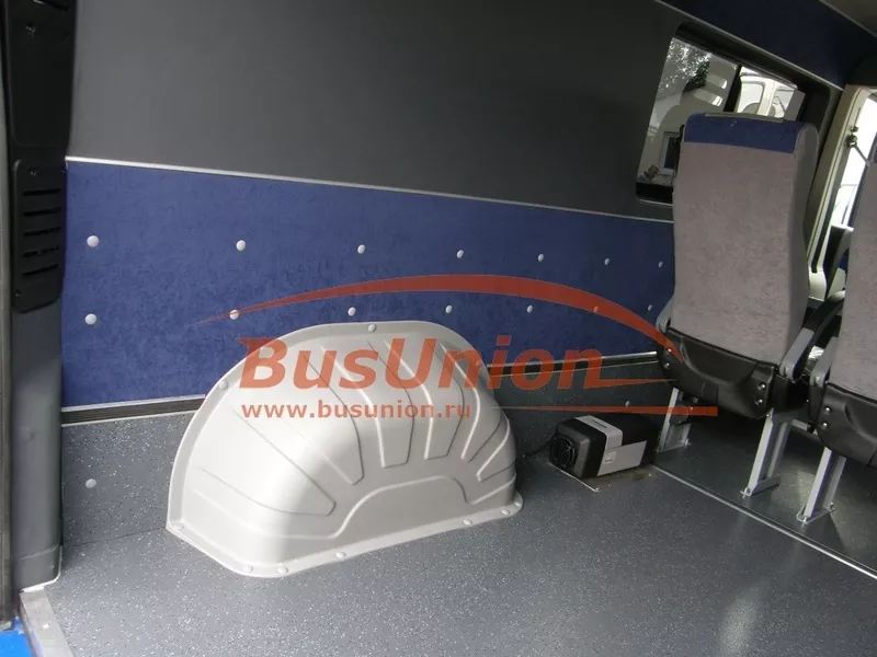 Защита колёсных арок в микроавтобус Фольксваген Крафтер серого цвет