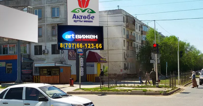 Реклама на LED экранах,  билбордах.