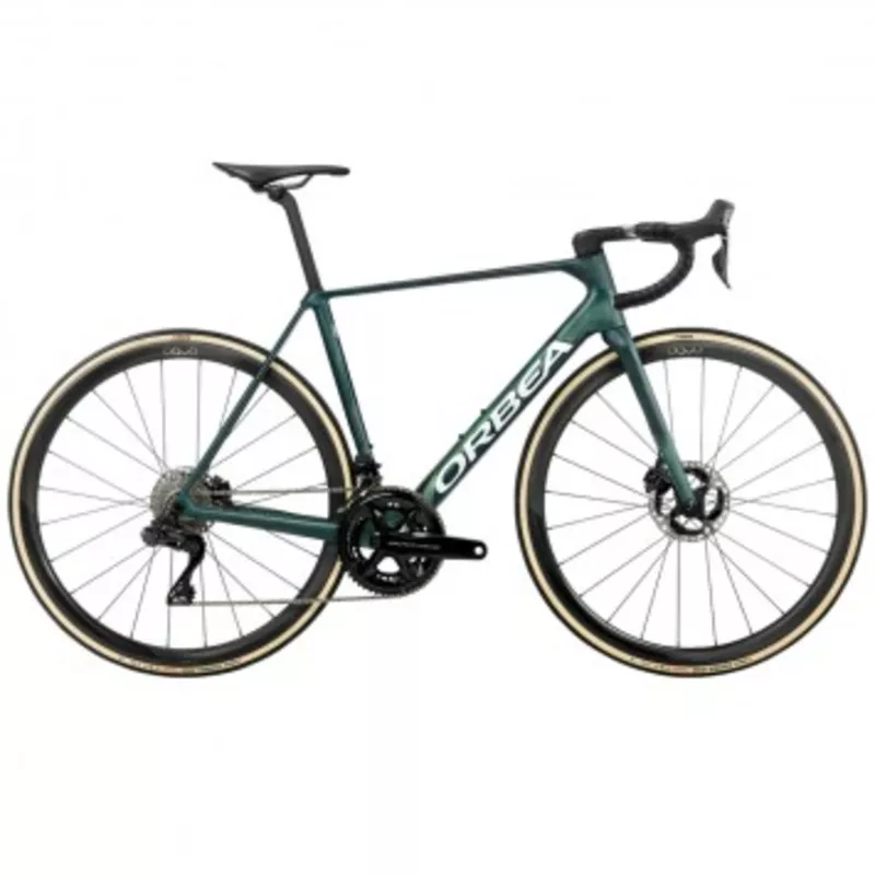 2025 ORBEA ORCA M10ILTD PWR ROAD BIKE - ESCAPE GREEN | WAREHOUSEBIKE