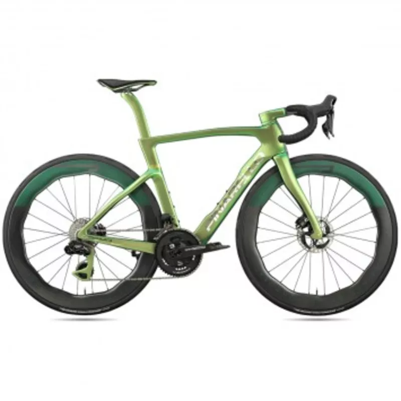 2025 Pinarello Dura Ace Di2 - SRM Crankset - Luxter Green 1k Road Bike